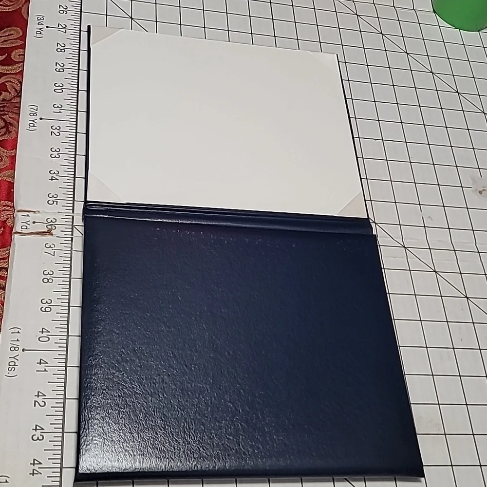 Graduate Portfolio Trifold - New, Unused, Blue & Silver‎
